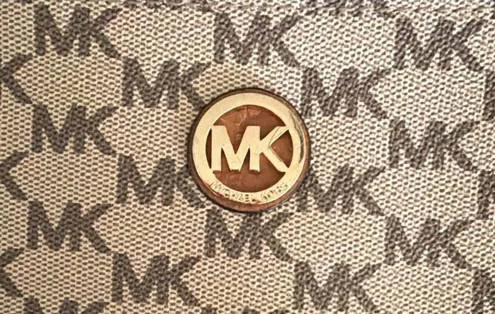 Michael Kors Jet Set Signature Monogram Wristlet - Brown / Acorn - 38H7XFTW3V